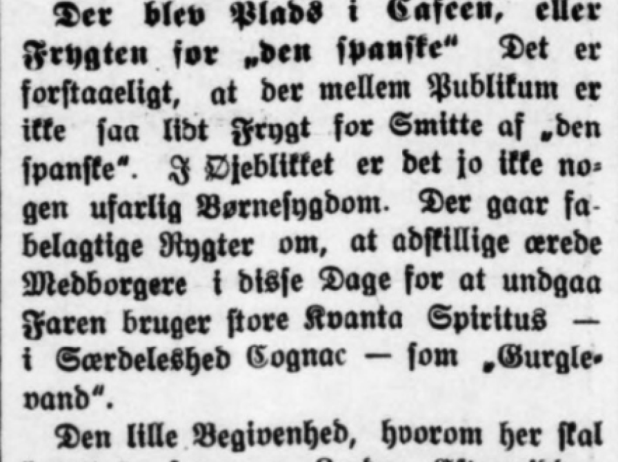 Kilde: Roskilde Avis 21. oktober 1918